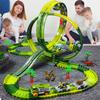 Children's Anti-Gravity Dinosaur Roller Coaster Track Toy - Creative Assemble & Gift