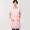 Women's Hair-Resistant, Stain-Proof Sleeveless Apron with Hat - Solid Color and Embroidered Design