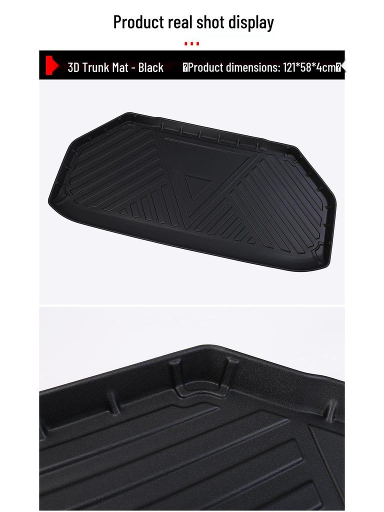 3D High-Edge TPE Waterproof Trunk Mat for 15-26 Odyssey & Elysion Models