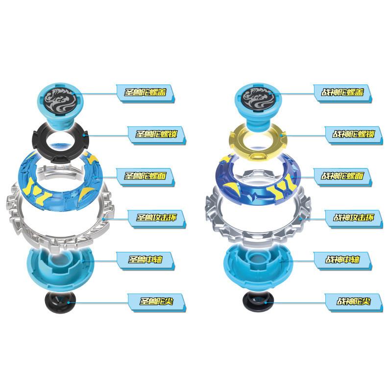 Duty Heavy Alloy Spinner With Battle Ring For Children Kids Toy Collection