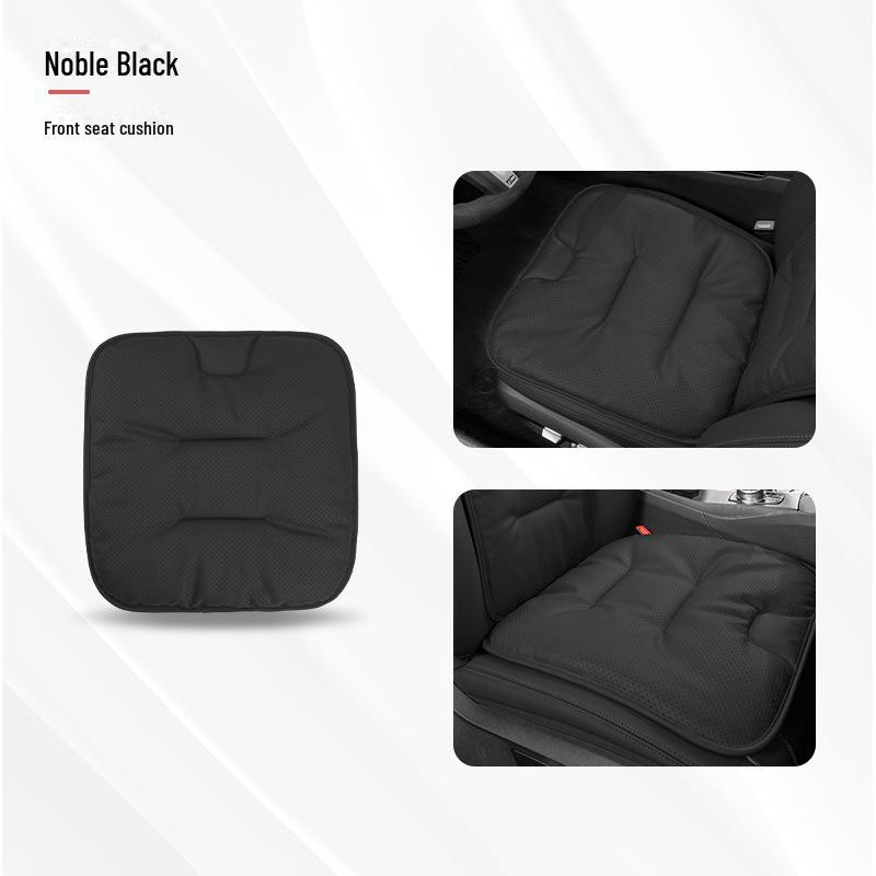 Universal Ventilated Nappa Leather Car Seat Cushions - Four Seasons, Breathable, High-Grade, Perforated Design for All Models.