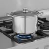 Stainless Steel Stock Pot Fast Heat Conduction Large Capacity Stew