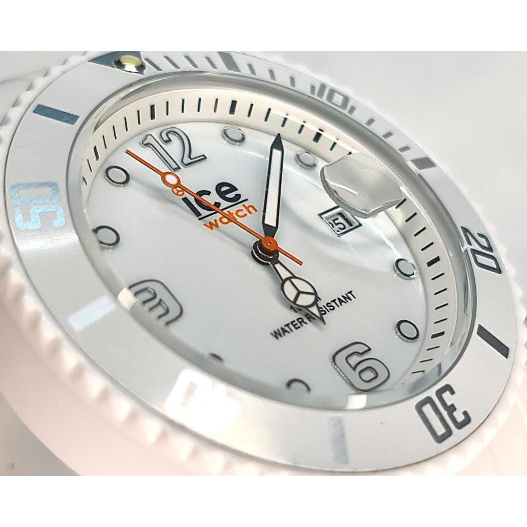 Used ICE WATCH SI.WE.B.S.09 Working item White Silicone belt Good condition