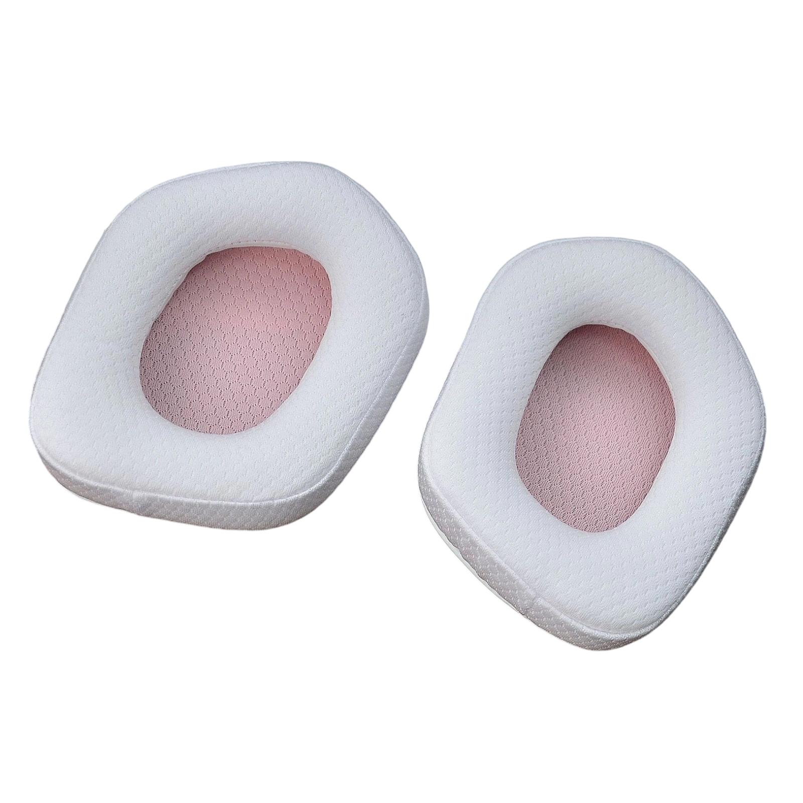 Sweat Resistant Headphone Earpads Enhances Breathable Lightweight Sponge For G733 Repalcement белый