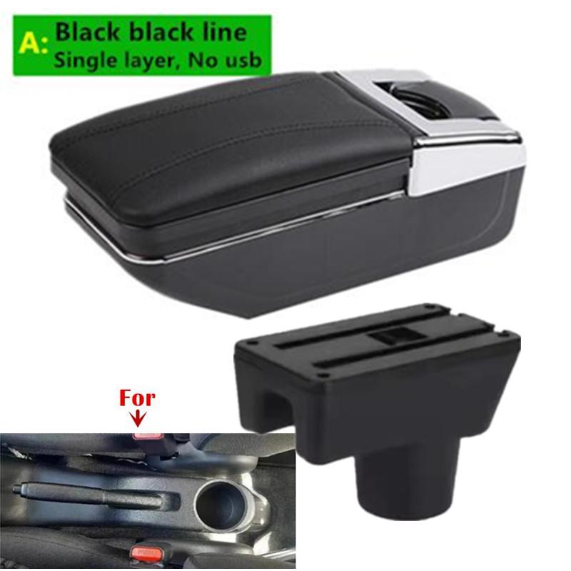 For Mitsubishi Space Star Armrest Box For Dodge Mitsubishi Attrage Mirage Car Armrest Storage Box with USB Car Accessories