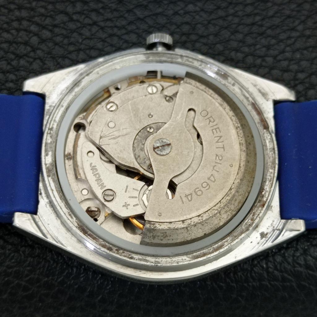VINTAGE ORIENT AAA CRYSTAL AUTOMATIC JAPAN MENS ORIGINAL DIAL WATCH A707758-1