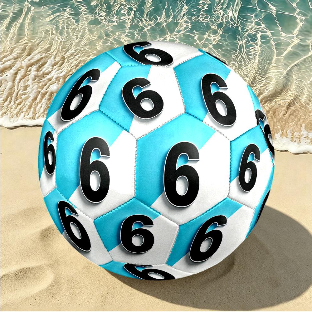 1pc Size 5 Number Six Soccer Ball, Professional Match/Training Ball, Suitable for Indoor and Outdoor Sports Games. Y62797
