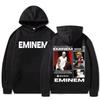 Rapper Eminem Marshall Bruce Mathers  Tour Hoodies Men Women Casual Fleece Bodywarmer Sweatshirt Fashion Hip Hop Retro Hoody