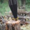 Firewood Log Splitter Drill Bit 32mm 42mm 50mm Removable Drill Bits Electric Drill Screw Cone Driver with Square Shank Hand Tool