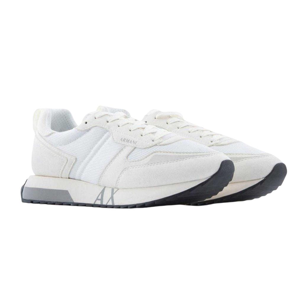 Armani Exchange Mens Mesh Contrast Sole Trainers