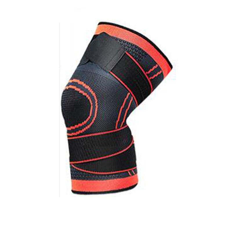 

Sports Protective Gear Running and Cycling Basketball Breathable Strap Knee Pads Non Slip Warm Nylon Knitted Compression Knee Pads XL (