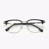 New hot-selling glasses anti-blue light men's retro ultra-light plain old sight glasses advanced sense thin literary reading glasses