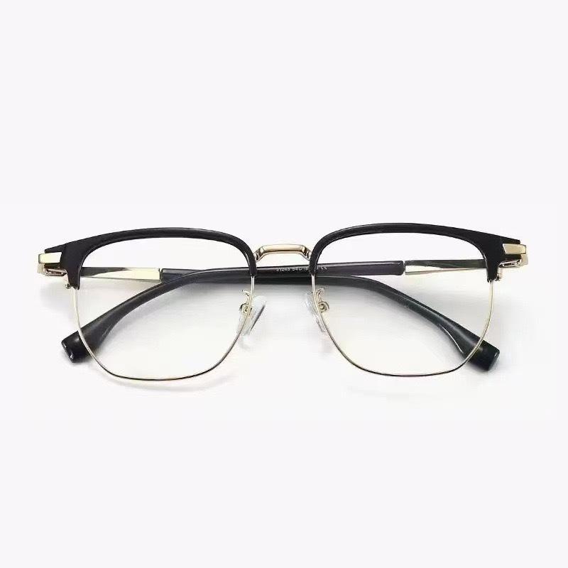 New hot-selling glasses anti-blue light men's retro ultra-light plain old sight glasses advanced sense thin literary reading glasses