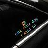 Tell Your Dog I Said Hi Car Creative Stickers Car Body Window PVC Scratch Resistant Decals Auto Exterior Decoration Accessories