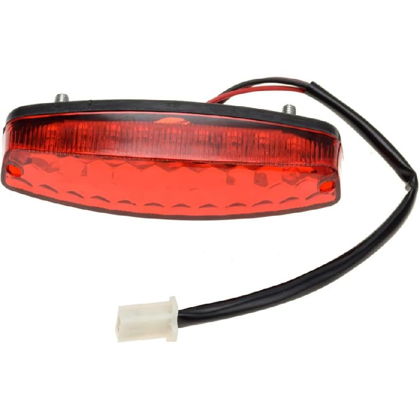 HIAORS LED Rear Tail Brake Light For 50Cc 70CC 90Cc 110Cc 125Cc Taotao SunL JCL Coolster Roketa Kazuma Chinese ATVs Quad 4 Wheeler Parts Red
