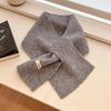 Sciarpa a triangolo in lana merino australiana lavorata a maglia per donna - Versatile, Calda, Sciarpa casual