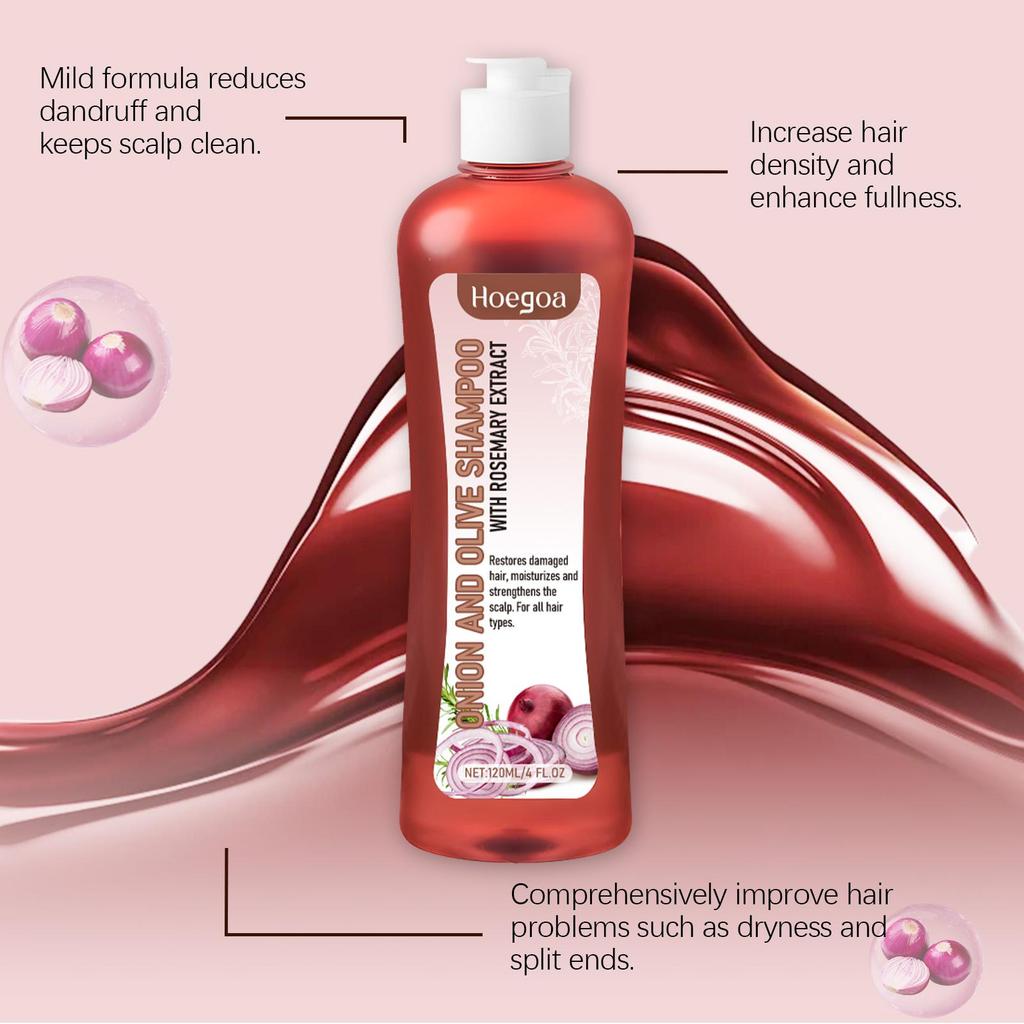 Hoegoa Onion Rosemary Shampoo Set Nourish & Repair Dry & Frizzy Smooth & Shine Conditioning Set
