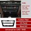 Car CD Panel Trim Center Console Cover Carbon Fiber Sticker Decal fits for BMW X5 F15 X5M F85 X6 F16 X6M F86 2014 2015 2016 2017 2018  Accessories