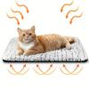 Washable Self Warming Cat Bed Soft Winter Thermal Blanket Pet Heating Pad  for Indoor Outdoor