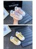 2025 Spring/Autumn Thick-Soled Boys' and Girls' Fashion Casual Versatile White Skate Shoes for Kids