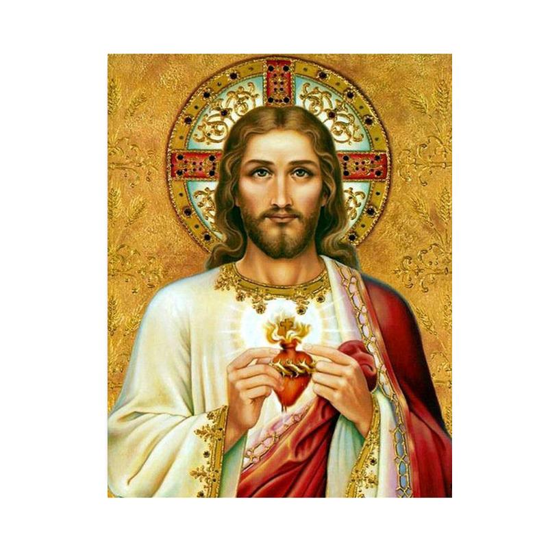 Jesus Poster and Prints Christian Canvas Painting Wall Art Pictures for Living Room Bedroom Home Decoration Gifts