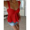 Summer New Women's Sexy Y2K Cami Top, Casual Versatile Sleeveless Tank Top for Women, Crossborder Fashion Outfit