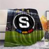 Coperta in Flanella Stampa AC Sparta Praha, Alta Qualità, Confortevole per Tutte le Stagioni, Decorazione per la Casa, Calore e Comfort, Perfetta per Regali di Natale