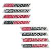 3D Aluminiumlegierung Mugen Logo Heckklappe Kotflügel Emblem Abzeichen Auto Aufkleber Decals Für Honda Civic Type R Accord Integra CRV Fit