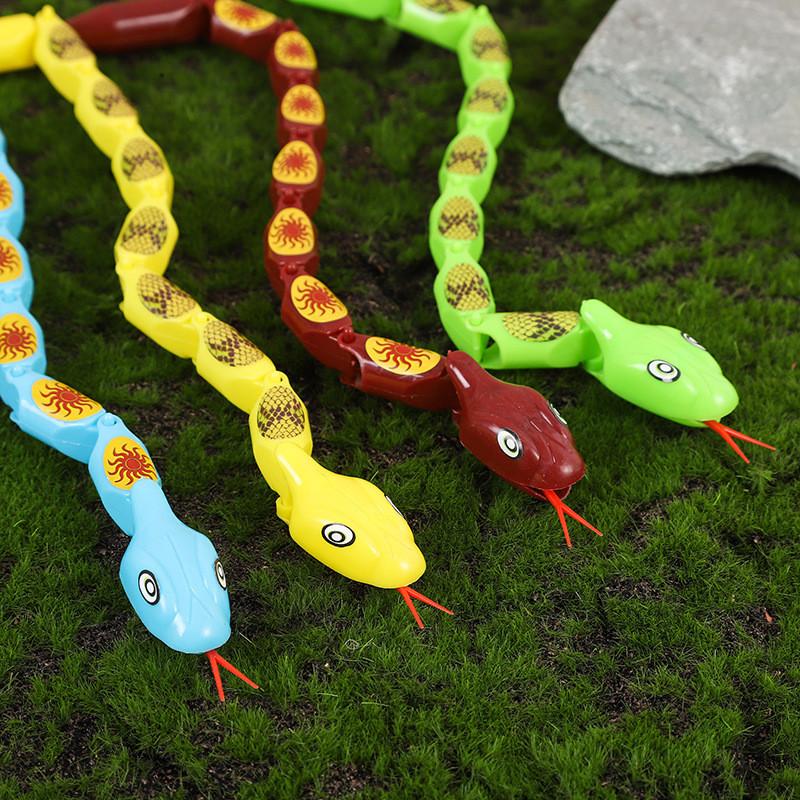 Twisting Snake Plastic Animal Toy For Children Cartoon Decoration Durable Gift