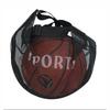 1pcs Adjustable Basketball Mesh Bag Mesh Fabric Single Shoulder Crossbody Ball Bag Zipper Pocket Handbag