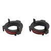 10pcs H7 LED Headlight Adapter Bulb Base Holder Socket Retainer IP68 Waterproof 100W