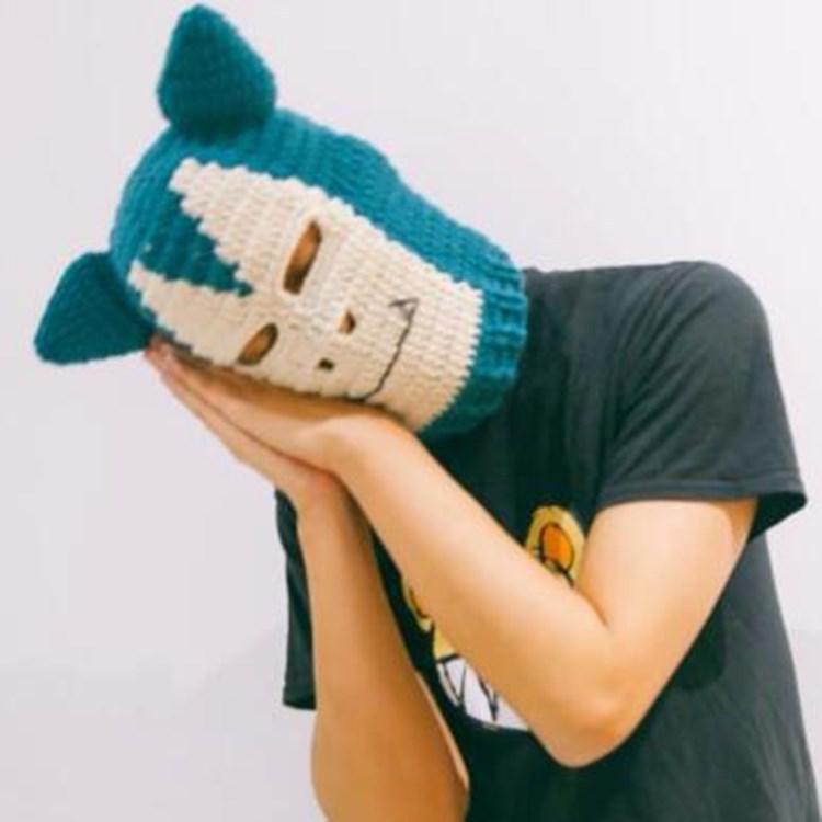 Rein handgestrickte Türkei Thanksgiving Dreidimensionale Niedliche Weihnachten Warme Strickmütze