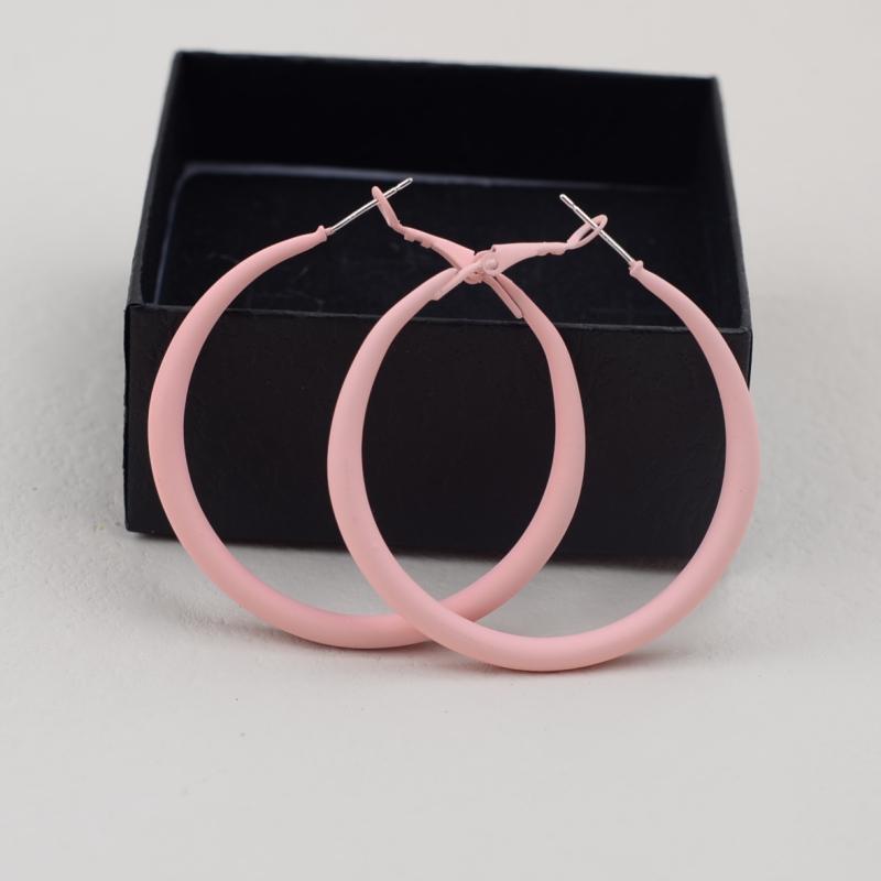 Korea Luxury Fashion Statement Big Ear Ring Female Earrings 10 Colors Candy Big Circle Earrings Party Earrings Accessories Jewellery Hoop Earrings