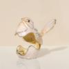 Mini Bird Trinket Box Metal Enameled Animal Figurines Collectable Wedding Jewelry Ring Holder Organizer Home Decor Delicate Gift