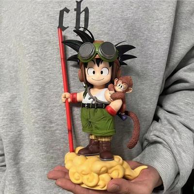 Dragon Ball Anime Characters Wukong and Little Monkey Figurines - Anime Character Collection Toys, Children's Dolls, Gifts 18cm