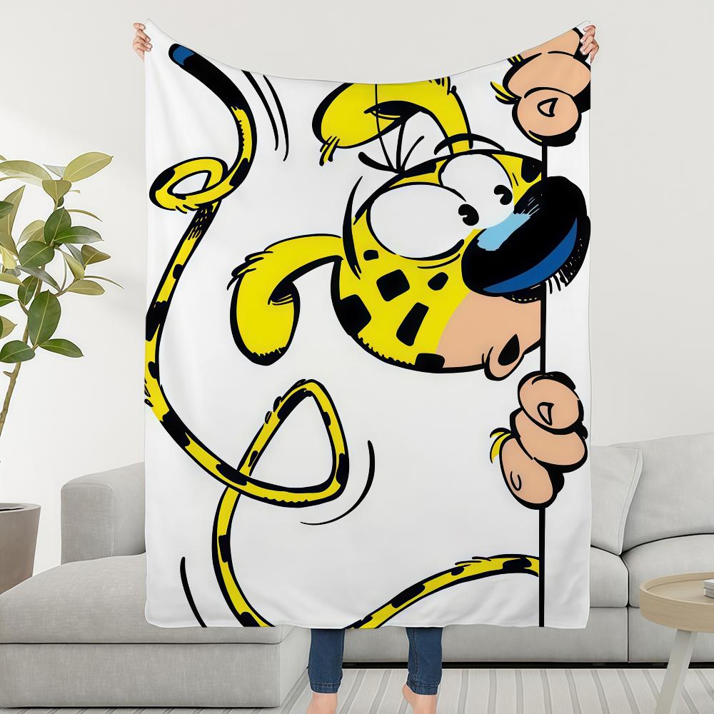 Lustige Niedliche M-Marsupilami Cartoon Decke Weich Warm Flauschige Überwurf Super Kinderspielzeug Bett Sofa Auto Kinderbett