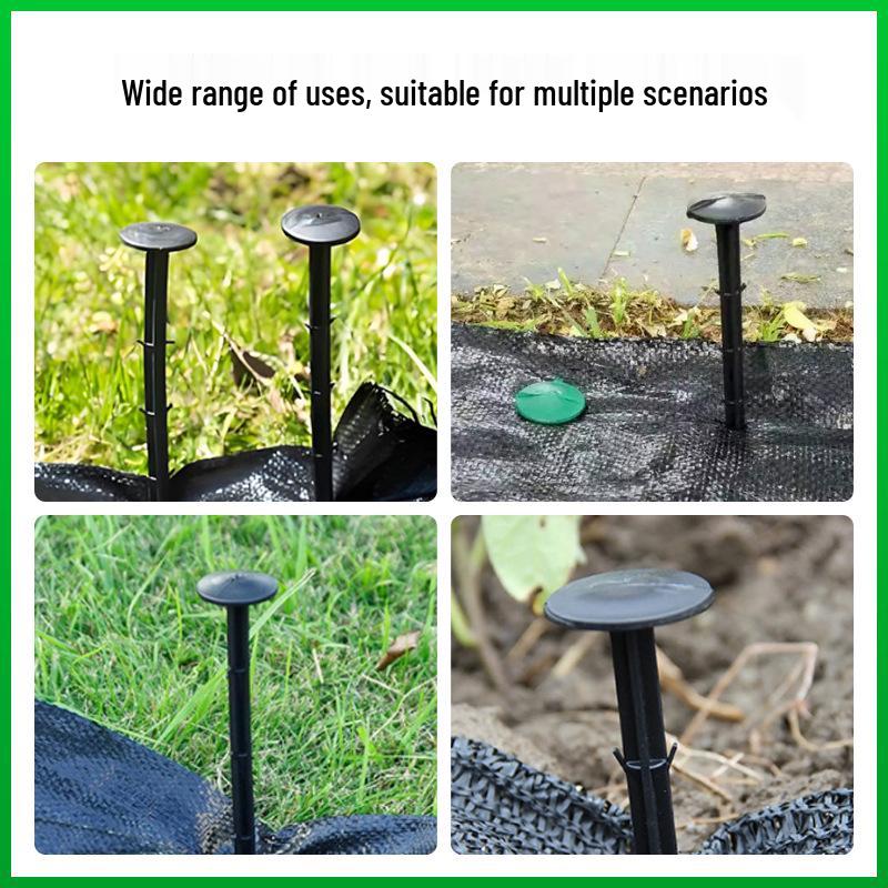 Plastic Ground Stakes for Outdoor Gardening and Weeding Cloth