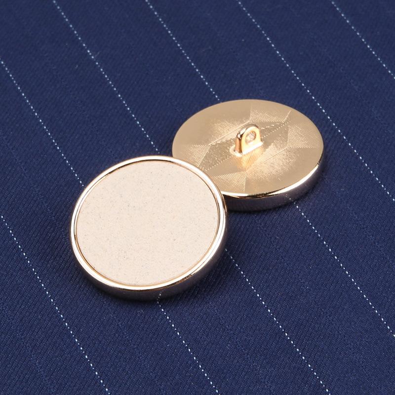 10 stk Flate Metallknapper Herre- og Damesuits, Jakker, Eksklusive Runde Knapper, Ullkåper, Trenchcoats, Knapptilbehør