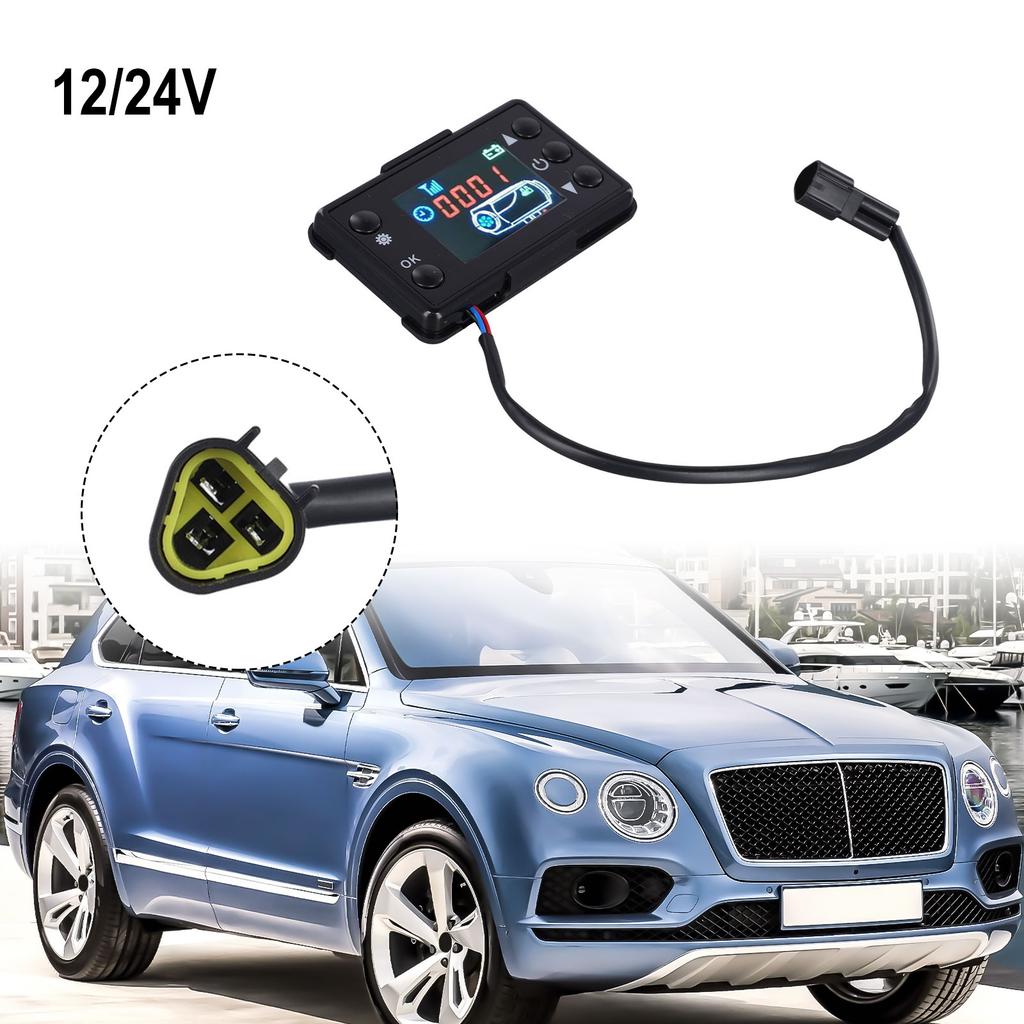 12/24V Compatibility LCD Monitor Switch Parking Heater Controller