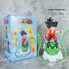 Dragon Ball GK White Hole Sitting Goku & Vegeta Figurine Toy Ornament Birthday Gift