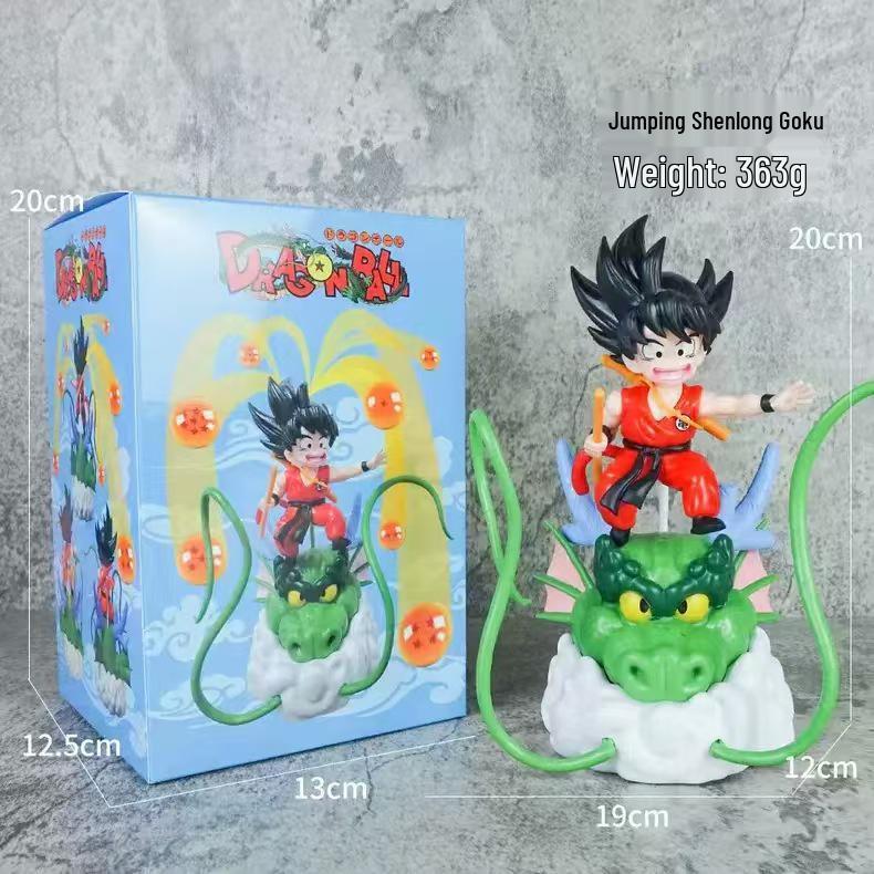 Dragon Ball GK White Hole Sitting Goku & Vegeta Figurine Toy Ornament Birthday Gift