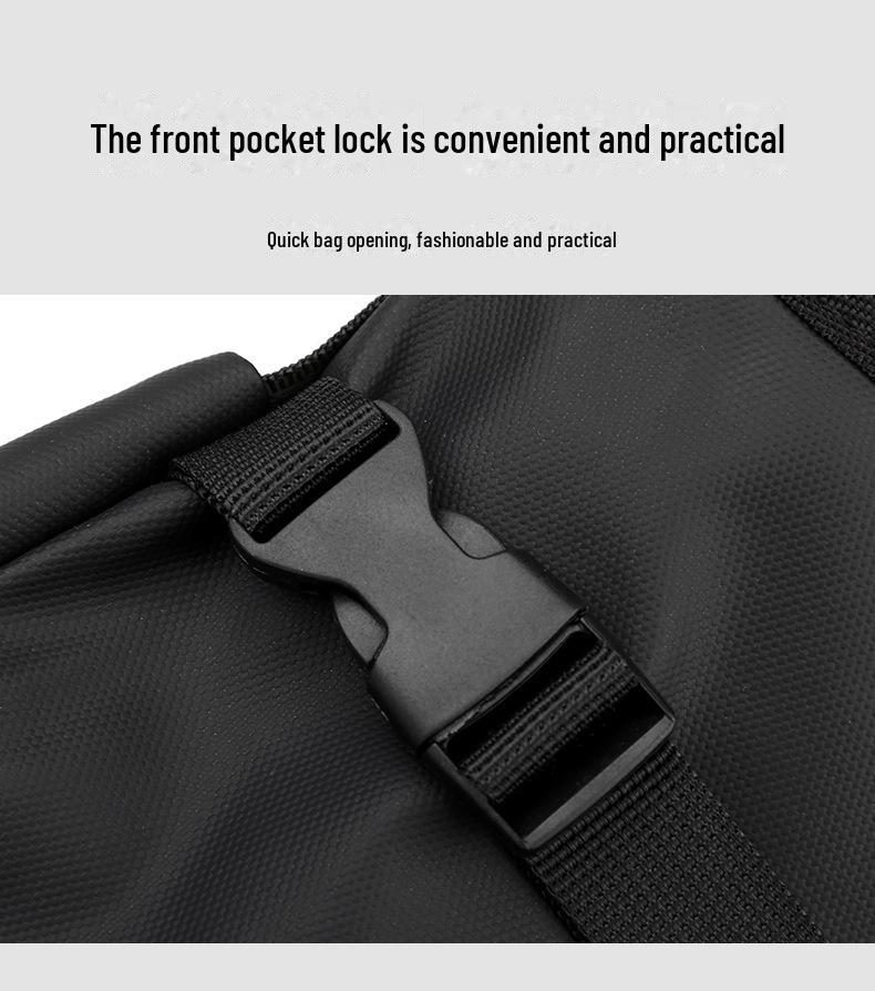Men's Large Capacity Roll-Up Nylon Backpack - New Style, Foldable, Leisure Bag