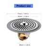 2Pcs Silicone Drain Backflow Preventer Anti Odor Drain Stop Temperature Resistant Drainer for Kitchen & Bathroom Sinks
