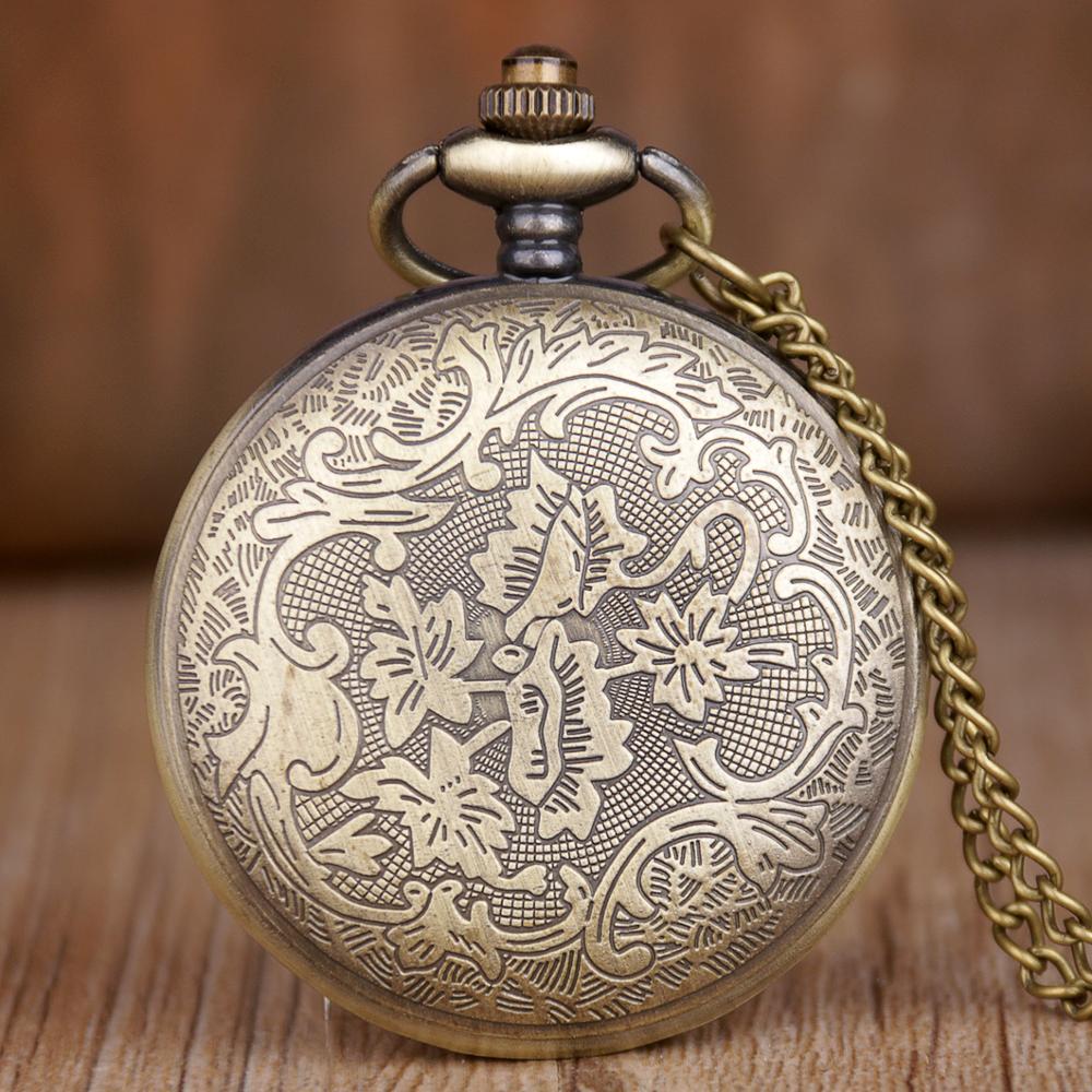 Retro Clock Sickle Icon Men's Pocket Watch Male Quartz Watches Vintage Pendant with Chain Gift man