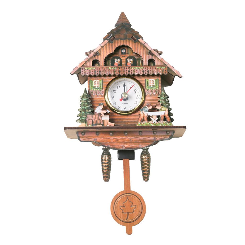 Curated Ready-stock Cuckoo Clock: Pop-up Hourly Wall Clock for Living Room