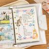 4 Styles Cute Cats Theme PET Stickers Hand Account For Scrapbooking DIY Collage Material Background Decoration Journal Supplies