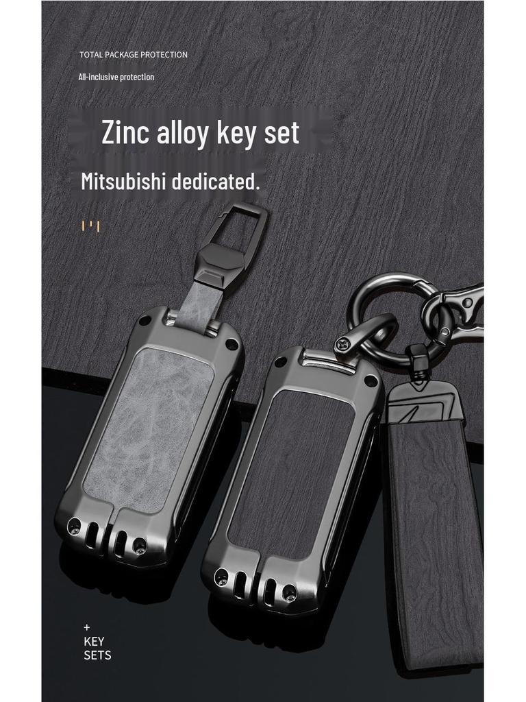 Mitsubishi Outlander/ASX/Eclipse GAC Car Key Case with Metal Buckle Protective Shell