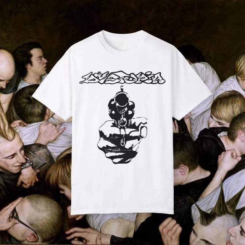 Двусторонний Дистопия Футболка Crust Punk Винтаж EYEHATEGOD Acid Bath Zyanose Disrupt 2XL