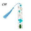 Unique Gift for Friends Dried Flower Resin Bookmarks with Tassels, Double-Sided Magnetic Durable Page Markers Book Lovers Friends, Pretty and Increase