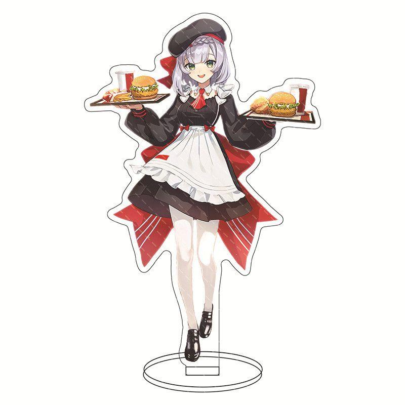 Barbatos Genshin Impact Keqing Barbara Acrylic Figure Stand Decoration Display